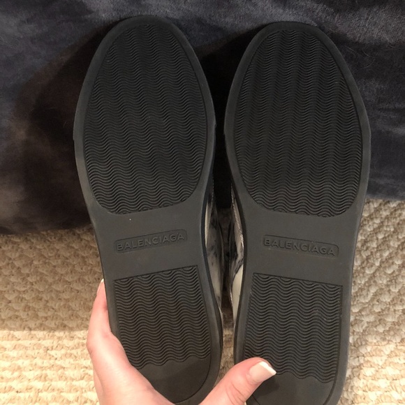 BALENCIAGA Marble High Top Sneakers - Picture 5 of 5